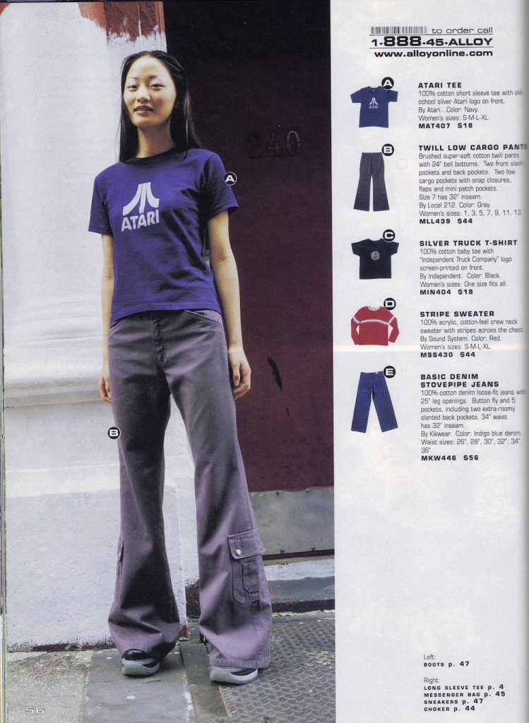 Cargo pants from an old Alloy catalog