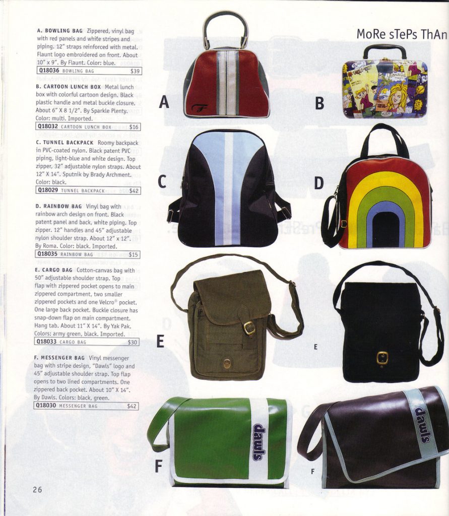 Messenger bags via Delia's Catalog - Happily K blog
